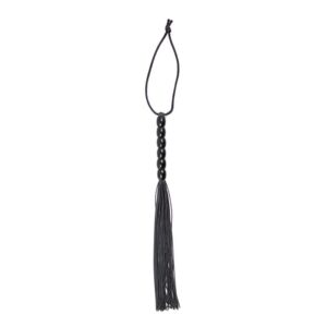 LATETOBED BDSM LINE Flogger με 6 χάντρες Λαβή 26 cm Μαύρο - Image 2