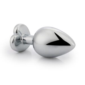 AFTERDARK Heart Shaped Butt Plug White - Image 5