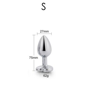 AFTERDARK Heart Shaped Butt Plug White - Image 6