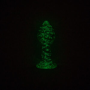 INTOYOU SHINING LINE Glow in the Dark Glass Butt Plug - Image 2