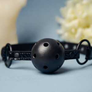 BLACK SAPPHIRE Gag Ball Sapphire Vegan Leather - Image 4