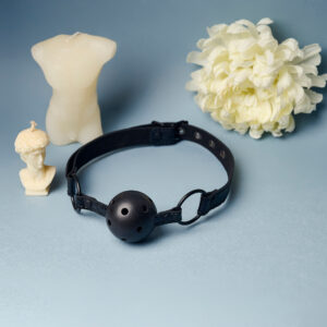 BLACK SAPPHIRE Gag Ball Sapphire Vegan Leather - Image 2