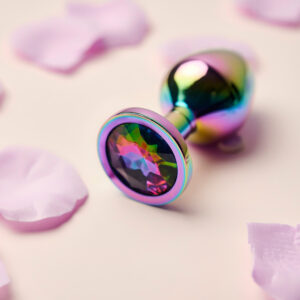 AFTERDARK Space Journey Multicolor Butt Plug with Jewel - Image 3