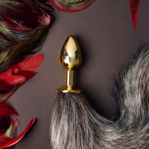 EASYTOYS Fox Tail Plug No. 5 - Gold - Image 2