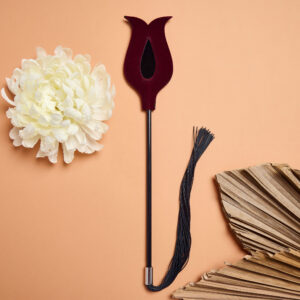 KINK – Rose Shape Silicone Tassel Whip 45 cm